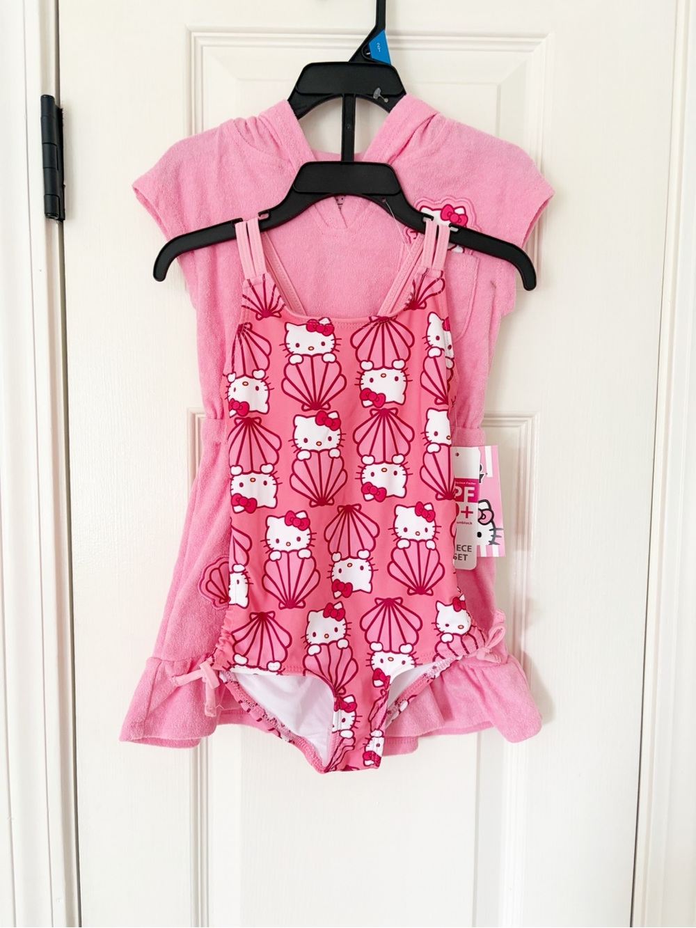 2T 💜 hello kitty one piece swimsuit with matching coverup set NEW with tags
